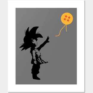 Goku and Sphere Posters and Art